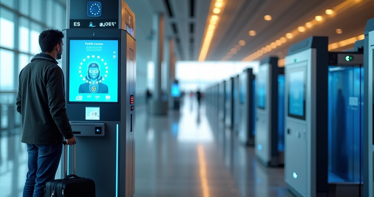 controle de imigração digital aeroporto união europeia